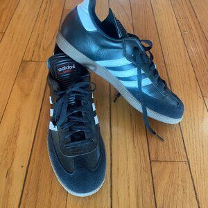 Addidas Samba Classic Black w/ Gum Sole - Size 11.5 M